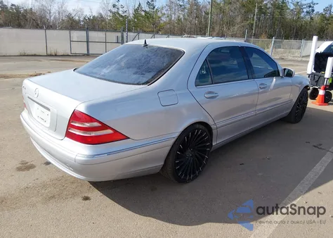 2001 Mercedes-Benz S 430 z USA, uszkodzony, nr VIN WDBNG70J51A165619